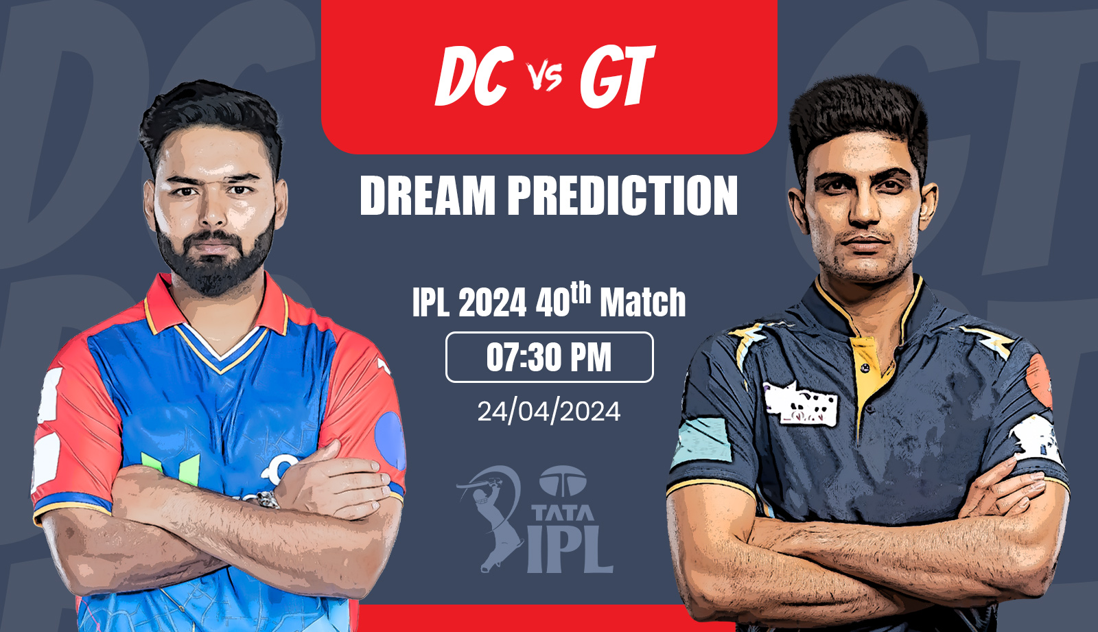 IPL-2024-DC-vs-GT-Match-Prediction-Fantasy-tips-Playing-11s-Pitch-and-Weather-Report-Injury-Update-and-Head-to-Head-Record
