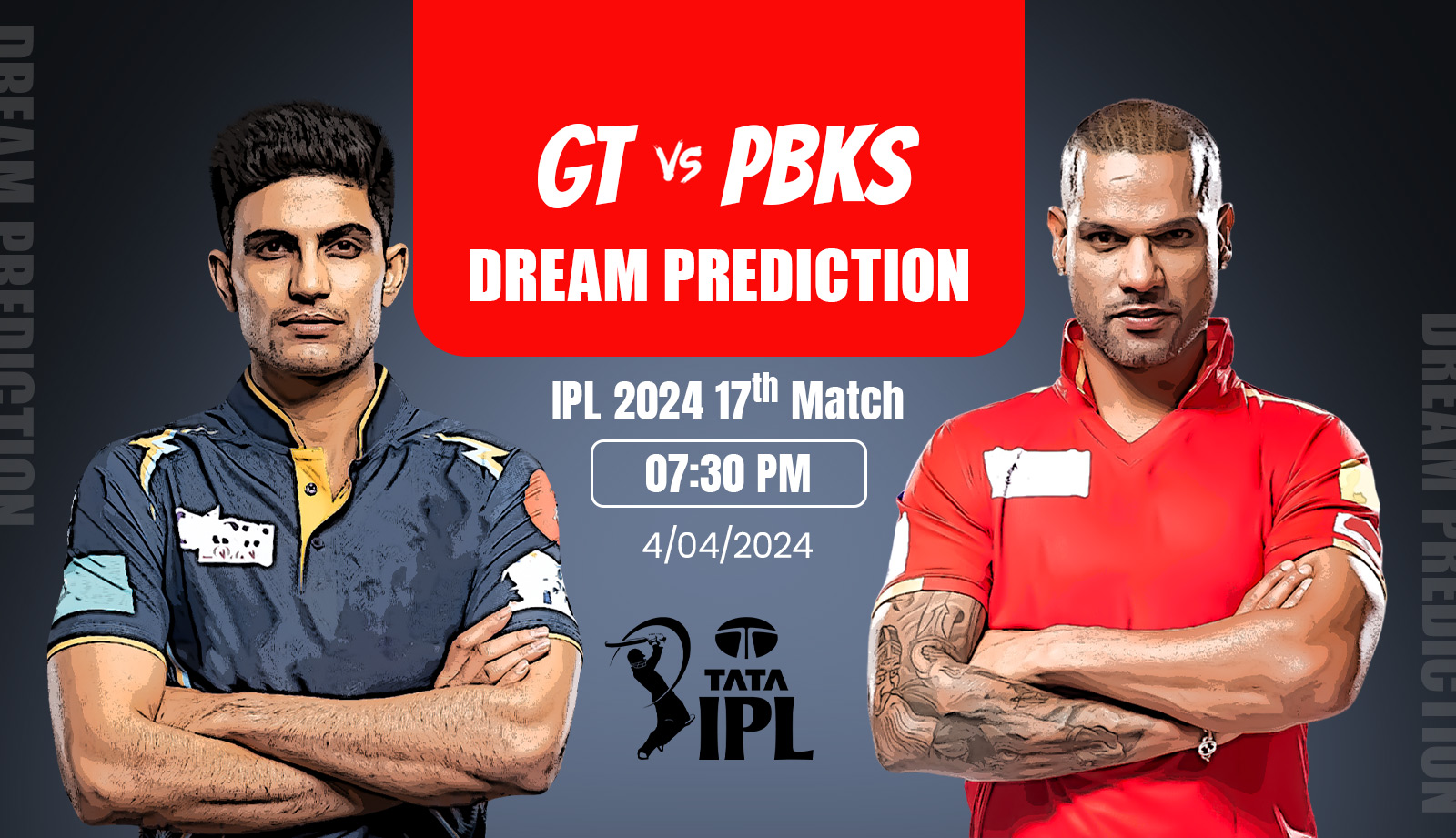 IPL-2024-GT-vs-PBKS-Match-Prediction-Fantasy-tips-Playing-11s-Pitch-and-Weather-Report-Injury-Update-and-Head-to-Head-Record