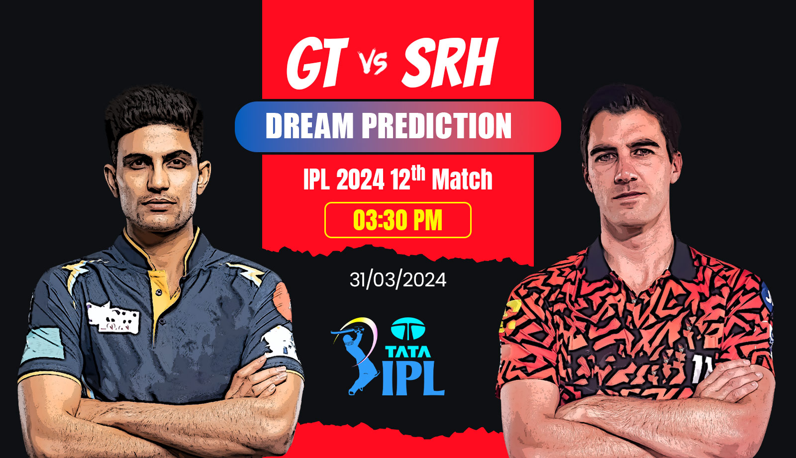 IPL-2024-GT-vs-SRH-Match-Prediction-Fantasy-tips-Playing-11s-Pitch-and-Weather-Report-Injury-Update-and-Head-to-Head-Record