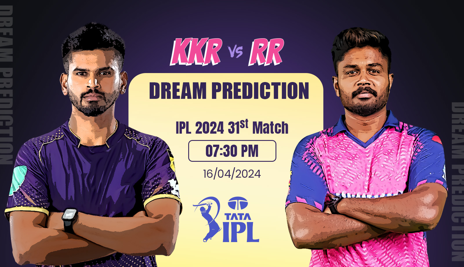 IPL-2024-KKR-vs-RR-Match-Prediction-Fantasy-tips-Playing-11s-Pitch-and-Weather-Report-Injury-Update-and-Head-to-Head-Record