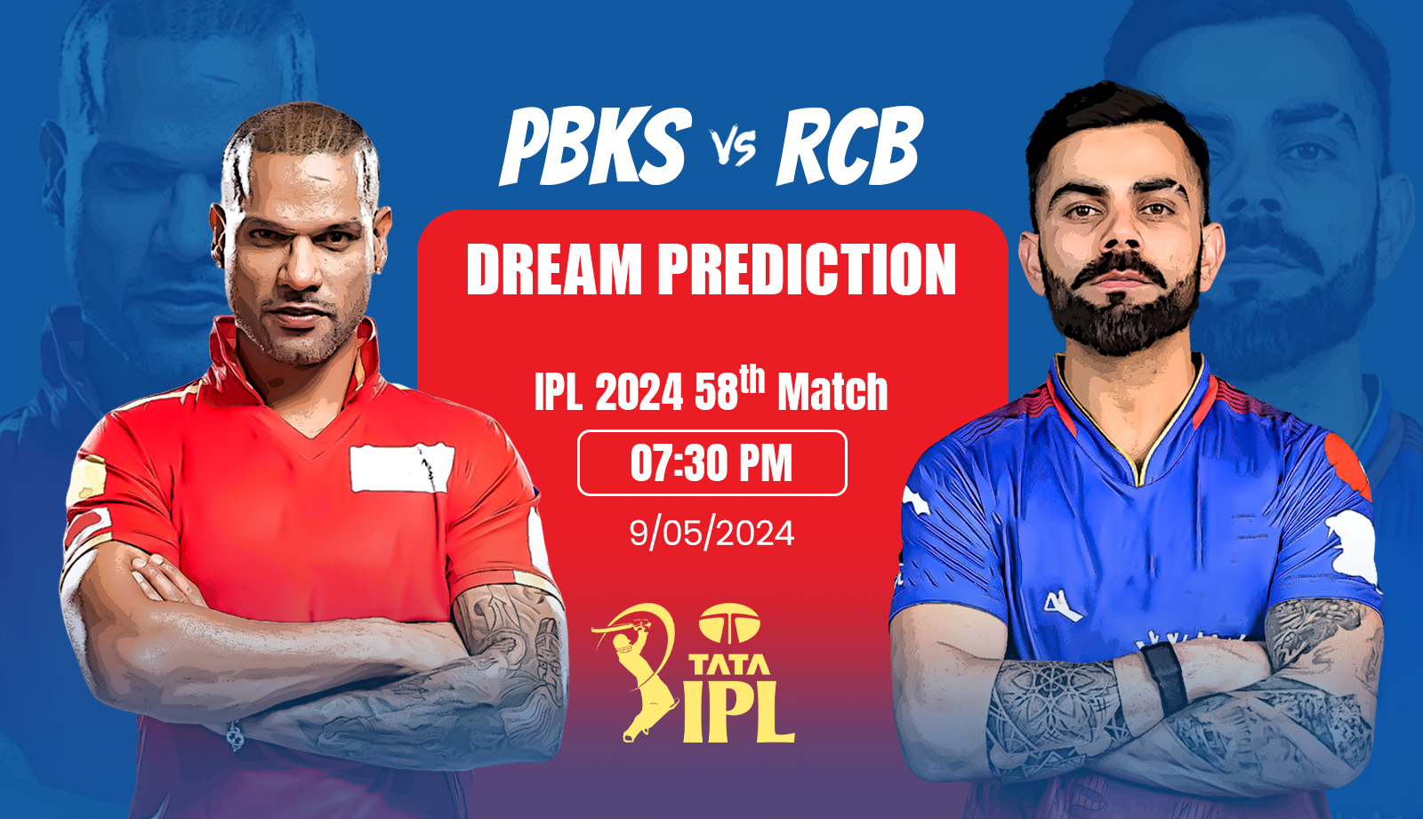 IPL-2024-PBKS-vs-RCB-Match-Prediction-Fantasy-tips-Playing-11s-Pitch-and-Weather-Report-Injury-Update-and-Head-to-Head-Record