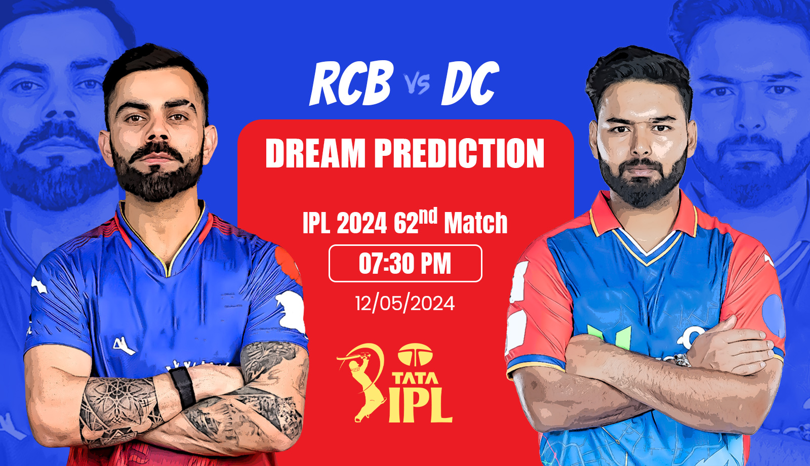 IPL-2024-RCB-vs-DC-Match-Prediction-Fantasy-tips-Playing-11s-Pitch-and-Weather-Report-Injury-Update-and-Head-to-Head-Record