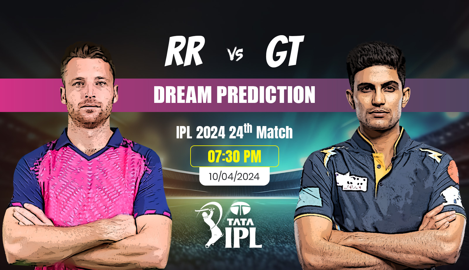 IPL-2024-RR-vs-GT-Match-Prediction-Fantasy-tips-Playing-11s-Pitch-and-Weather-Report-Injury-Update-and-Head-to-Head-Record