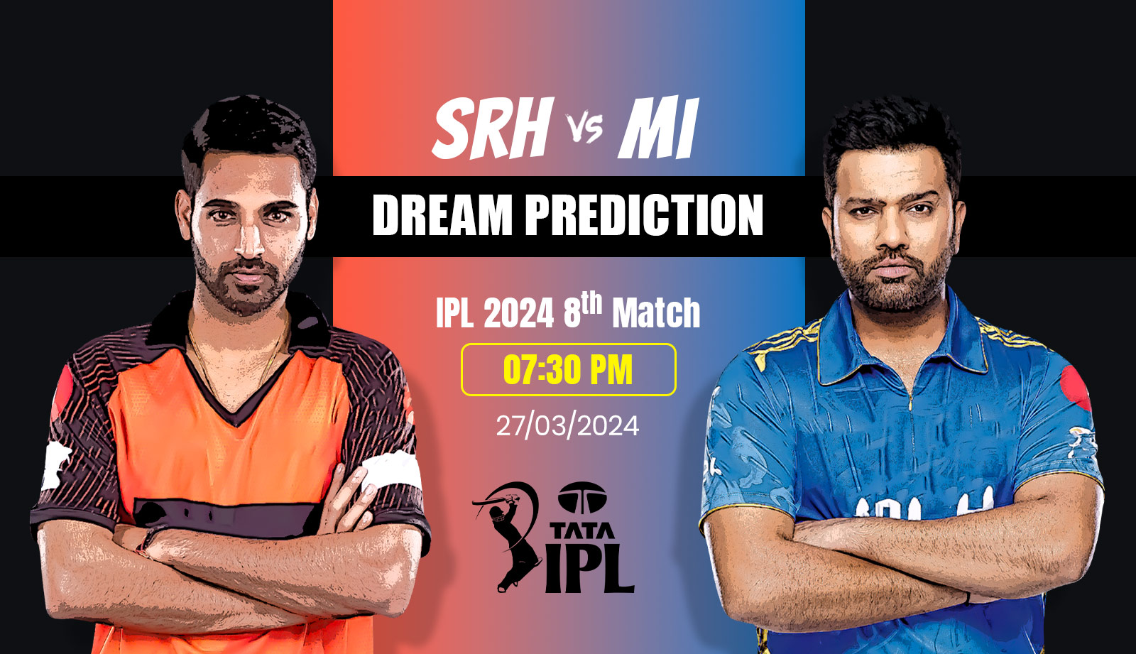 IPL-2024-SRH-vs-MI-Match-Prediction-Fantasy-tips-Playing-11s-Pitch-and-Weather-Report-Injury-Update-and-Head-to-Head-Record